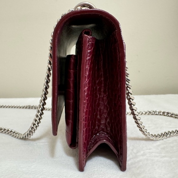 🩷SOLD🩷 YSL CROC LEATHER SUNSET MINI - Picture 4 of 16